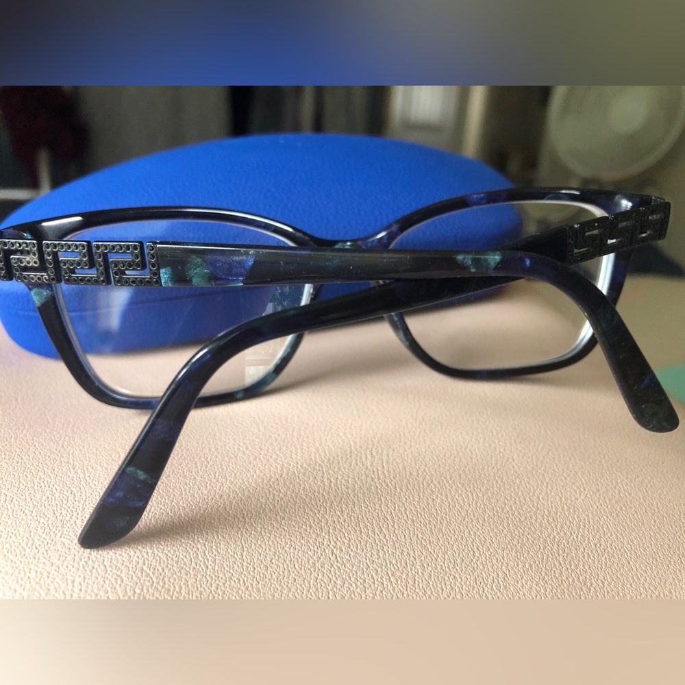 Versace Blue Tort Frames